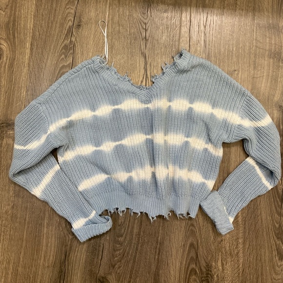 💌 tie-dye cropped sweater - Picture 2 of 3